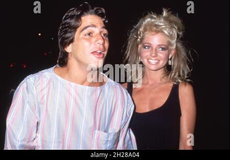 Tony Danza and Teri Copley Circa 1980's Credit: Ralph Dominguez/MediaPunch Stock Photo