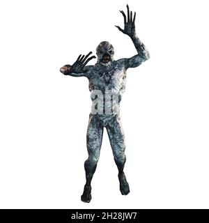 Alien Creature Man, 3D Rendering, 3D illustration Stock Photo