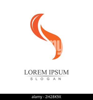 Letter S Logo Template vector icon design Stock Vector