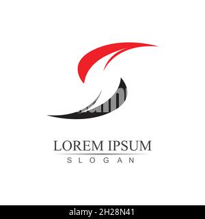 Letter S Logo Template vector icon design Stock Vector