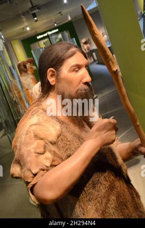 Das Neanderthal Museum ist ein Museum im Neandertal bei Mettmann, Deutschland, Europa - The Neanderthal Museum is a museum in the Neandertal near Mett Stock Photo