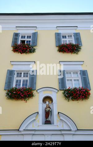 Sankt Wolfgang am Wolfgangsee, Bezirk Gmunden, Salzkammergut, Oberösterreich, Österreich, Europa - Sankt Wolfgang on Lake Wolfgangsee, Gmunden distric Stock Photo