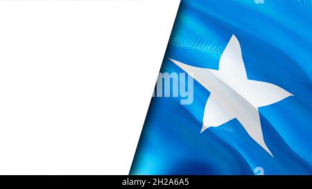 Premium Photo | Flag wallpaper of Somalia with white background hig