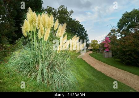 The sculpture garden at Burghley House, Stamford, England. Stock Photo