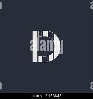 Initial Letter D Logo with Creative Modern Business Typography Vector Template. Creative Abstract Letter D Icon Logo Design Stock Vector