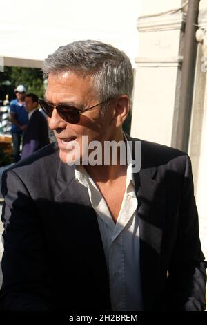 Actor and director George Clooney is seen at the 74th Venice Film Festival in Venice, Italy September 2, 2017.(MvS) Stock Photo