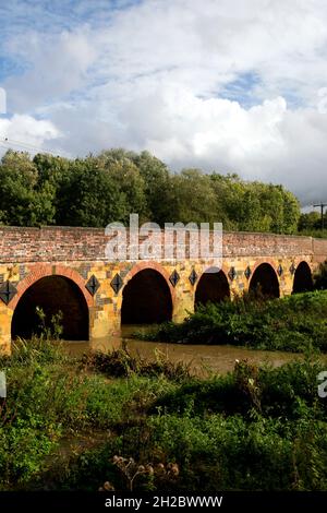 River Stour bridge, Shipston-on-Stour, Warwickshire, England, UK Stock Photo