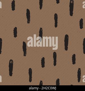 Vector seamless texture of craft paper background Stock Vector