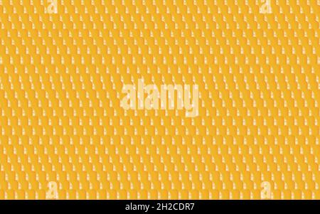 The texture of yellow corn kernels Stock Vector