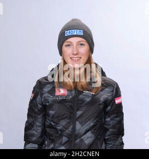 Anne Katharina KESSLER, single image, cropped single motif, portrait, portrait, portrait, DSV, German Ski Association, season 2021/2022 Stock Photo