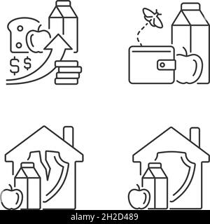 Household food security linear icon Stock Vector Image & Art - Alamy