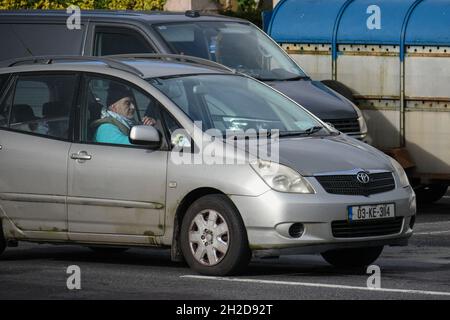 try, West Cork, Ireland. 13th October 2021.Ian Bailey has had his appeal against a drug driving conviction adjourned until Friday the 22nd of October . Credit: Karlis Dzjamko/Alamy Live NewsBan Stock Photo