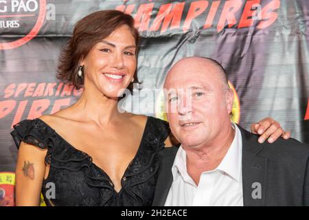 Rezzan Denizmen, Jon W Harris attend Premiere of the Film by Kung Pao ...