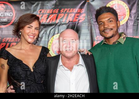 Rezzan Denizmen, Jon W Harris attend Premiere of the Film by Kung Pao ...