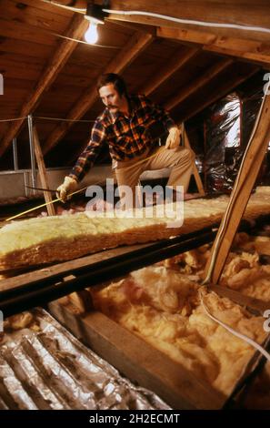 Home insulation in the 1980's Photograph by Dennis Brack BB79 Stock ...