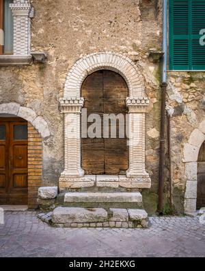 Scenic sight in Carpineto Romano, beautiful little town in the province of Rome, Lazio, Italy. Stock Photo