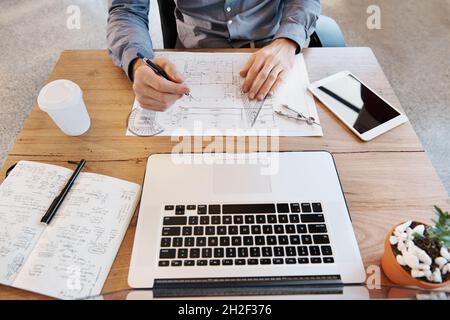 Perfect plans equal perfect results Stock Photo