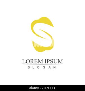 Letter S Logo Template vector icon design Stock Vector