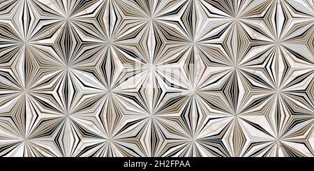 Geometric pattern with stripes wavy lines luxury of gold background and marble texture Stock Vector