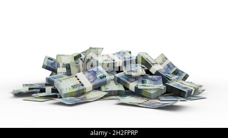 Rand 3d Note 3D Stack of South african rand notes Stock Photo - Alamy