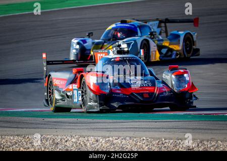 Portimao, Portugal, 21/10/2021, 28 Lafargue Paul (fra), Chatin Paul-Loup (fra), Pilet Patrick (fra), Idec Sport, Oreca 07 - Gibson, action during the 2021 4 Hours of Portimao, 5th round of the 2021 European Le Mans Series, from October 21 to 24, 2021 on the Algarve International Circuit, in Portimao, Portugal - Photo Paulo Maria / DPPI Stock Photo