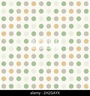 Seamless green polka dot background pattern Stock Photo - Alamy