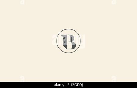 LETTERS BP LOGO DESIGN WITH NEGATIVE SPACE EFFECT FOR ILLUSTRATION USE Stock Vector