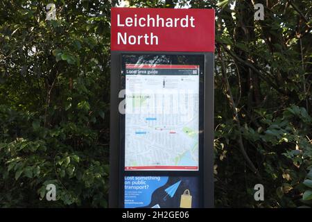 Leichhardt North Light Rail station in Leichhardt, Sydney, NSW, Australia Stock Photo