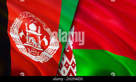 belarus-and-afghanistan-flags-3d-waving-flag-design-afghanistan