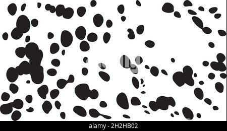 Dalmatians spots background vector illustration Stock Vector