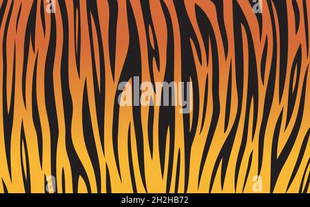 Tiger skin background vector illustration Stock Vector