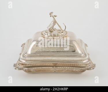 Entree Dish with Cover from the Hood Service, London, 1806/07. Stock Photo