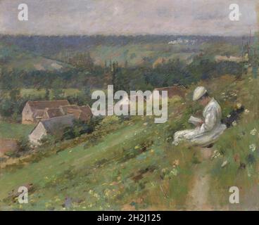 The Valley of Arconville, c. 1887. Landscape in Giverny, France. Stock Photo