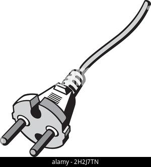 Power plug vector illustration Stock Vector