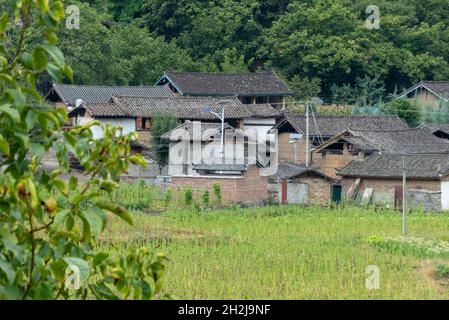 Traditional town of Shigu, Yulong County, Yunnan, China Stock Photo