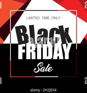 Black Friday colorful banner template Stock Vector