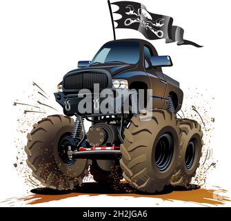 Vector Cartoon Buggy. Available EPS-10 vector format separated by groups and layers for easy edit Stock Vector