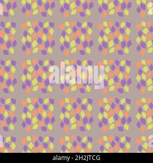 Vector seamless pattern with rhombuses. Abstract geometric pattern. Stock Vector