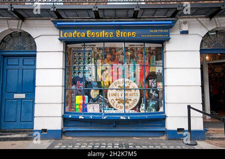 London Beatles Store in Baker Street, London, England Stock Photo