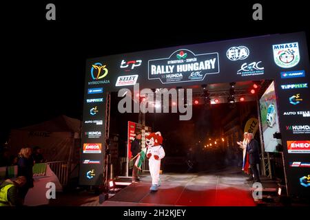 Nyiregyhaza, Hungary. 22nd Oct, 2021. PERCY during the 2021 FIA ERC Rally Hungary, 7th round of the 2021 FIA European Rally Championship, from October 21 to 24, 2021 in Nyiregyhaza, Hungary - Photo Grégory Lenormand / DPPI Credit: DPPI Media/Alamy Live News Stock Photo