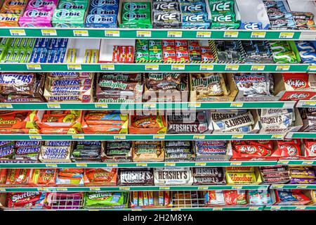 Miami Florida,convenience store,candy,gum,junk food,chocolate bars ...