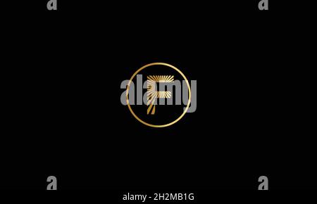 LETTER F LOGO DESIGN WITH NEGATIVE SPACE EFFECT FOR ILLUSTRATION USE Stock Vector