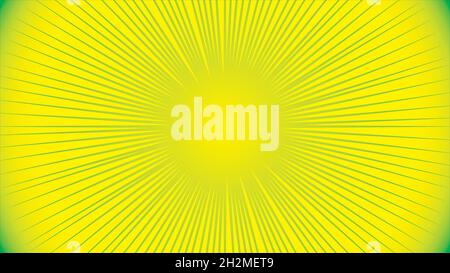 Pop art yellow comics book cartoon magazine cover. Cartoon funny retro pattern strip mock up. Vector halftone illustration. Vintage backdrop for comic Stock Vector