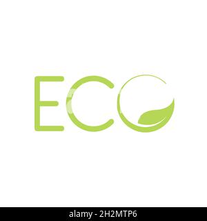Eco life logo vector design. Stock Vector
