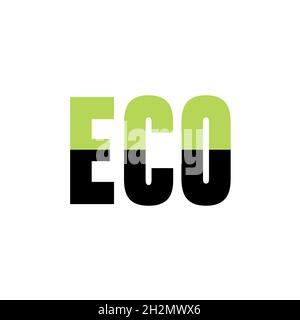 Eco life logo vector design. Stock Vector