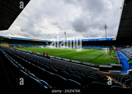 General view inside Elland Road Stadium ahead of the game Stock Photo