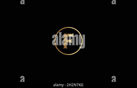 LETTER F LOGO DESIGN WITH NEGATIVE SPACE EFFECT FOR ILLUSTRATION USE Stock Vector