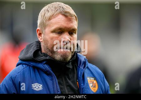 Luton, UK. 25th June, 2021. Grant McCann (Manager) of Hull City during the Sky Bet Championship match between Luton Town and Hull City at Kenilworth Road, Luton, England on 23 October 2021. Photo by David Horn. Credit: PRiME Media Images/Alamy Live News Stock Photo