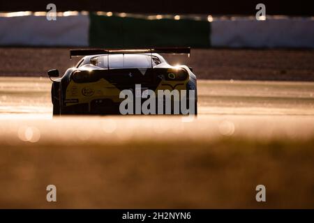 66 Fannin Jody (gbr), Shaun Fung Wei Thong (hkg), Sales Rodrigo (usa), JMW Motorsport, Ferrari F488 GTE Evo, action during the 2021 4 Hours of Portimao, 5th round of the 2021 European Le Mans Series, from October 21 to 24, 2021 on the Algarve International Circuit, in Portimao, Portugal - Photo: Joao Filipe/DPPI/LiveMedia Stock Photo