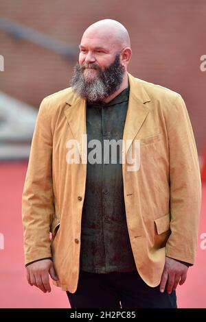 Rome, Italy. 23rd Oct, 2021. ROME, ITALY - OCTOBER 23: Darko Peric attends the Tim Burton Close Encounter red carpet during the 16th Rome Film Fest 2021 on October 23, 2021 in Rome, Italy. Credit: dpa/Alamy Live News Stock Photo